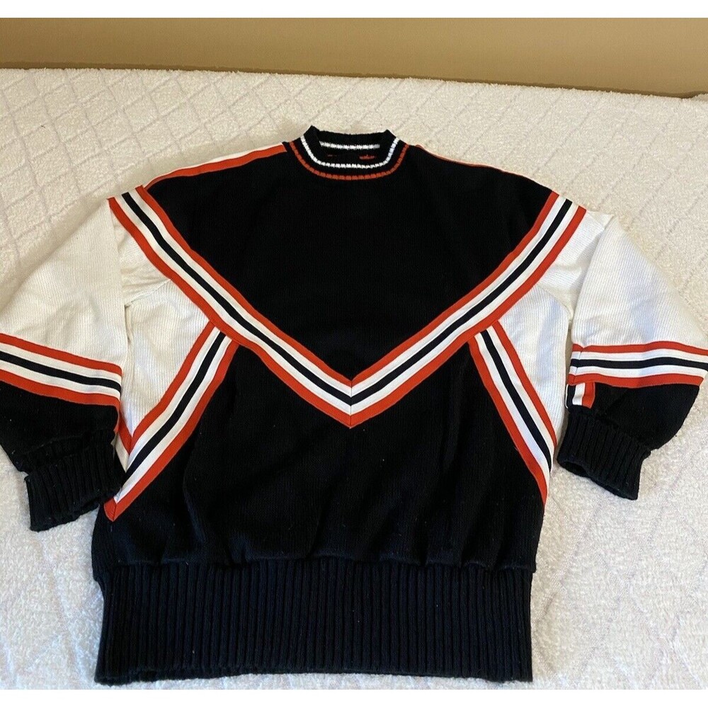 Vintage Cran Barry USA Made Women’s Multicolor Striped Long Sleeve Sweater Sz XL